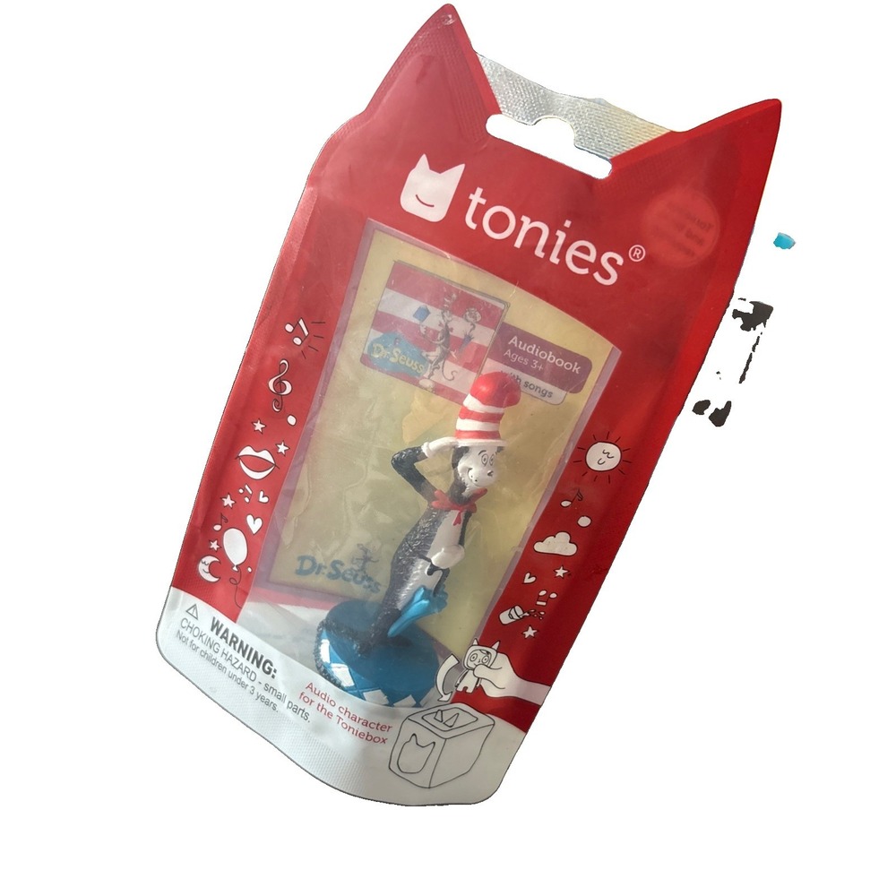 Tonies Toniebox Audio Player Box Cat in the Hat Dr. Seuss Character Figurine